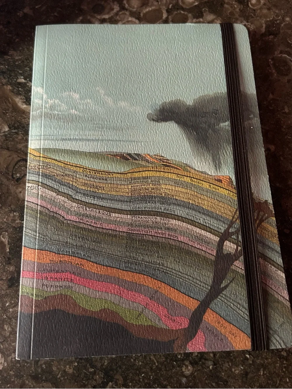Geology Journal with Elastic Band - Multicolor